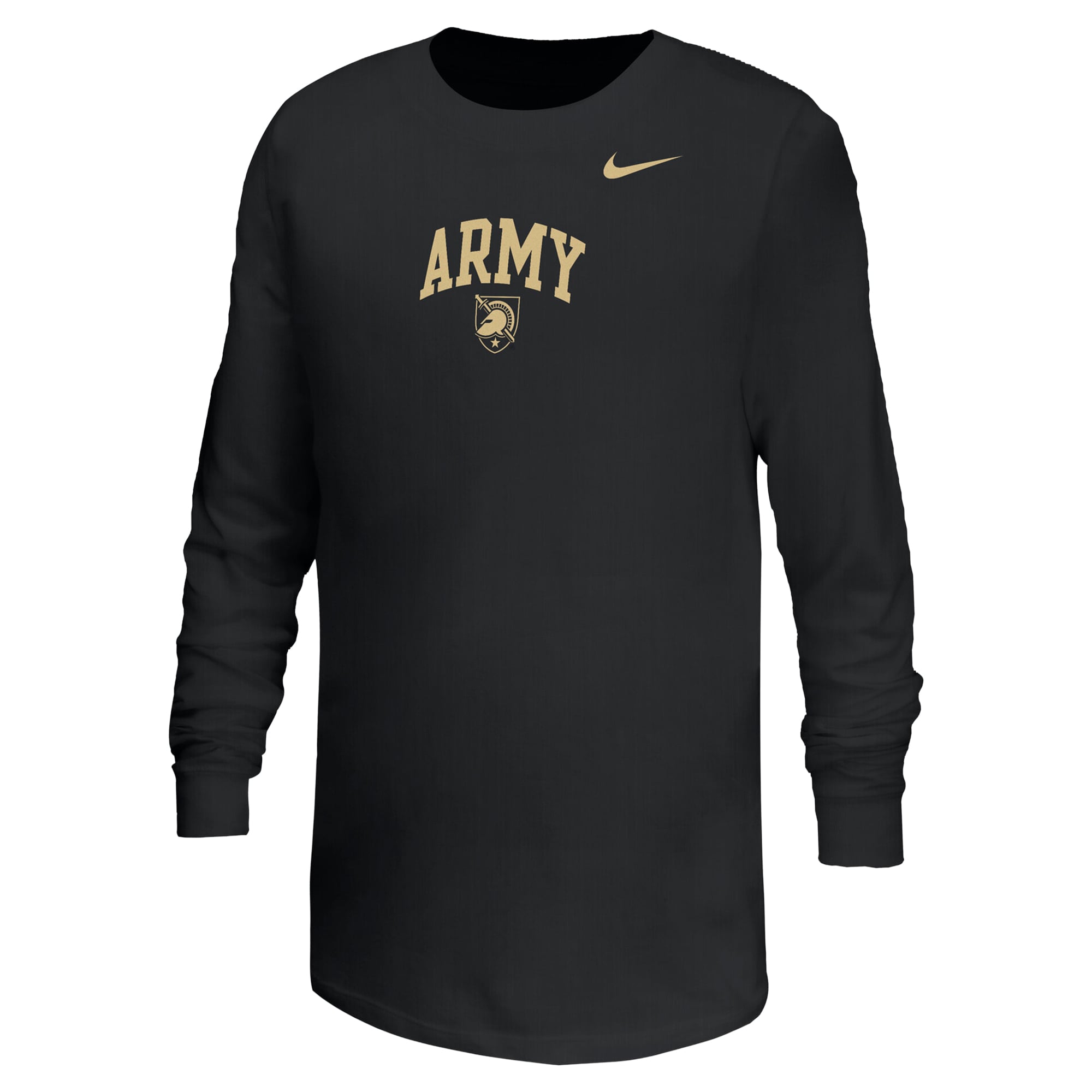 T-shirt à manches longues Nike Black Army Knights pour jeunes
