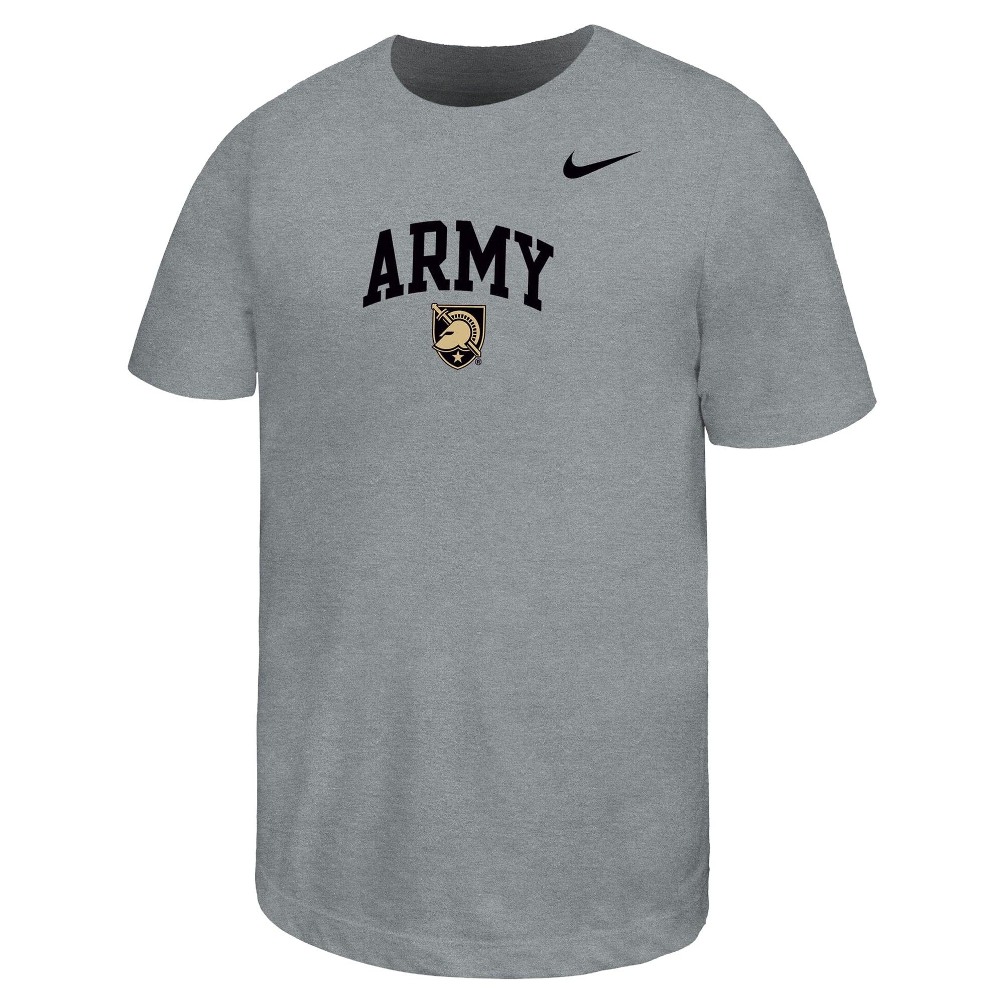 Youth Nike  Gray Army Black Knights Arched Name Drop T-Shirt