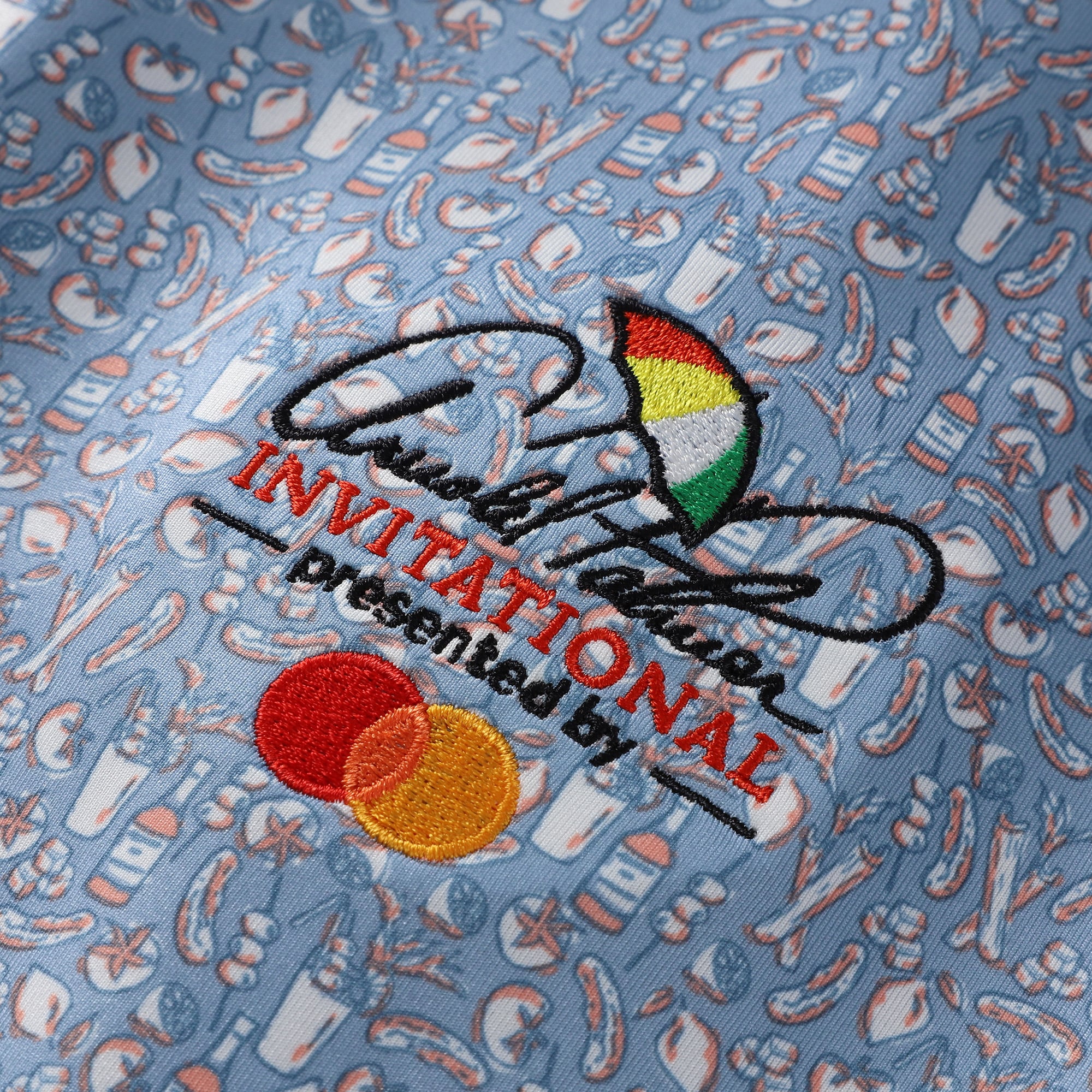 Men's FootJoy  Blue Arnold Palmer Invitational Bloody Mary Lisle ProDry Polo