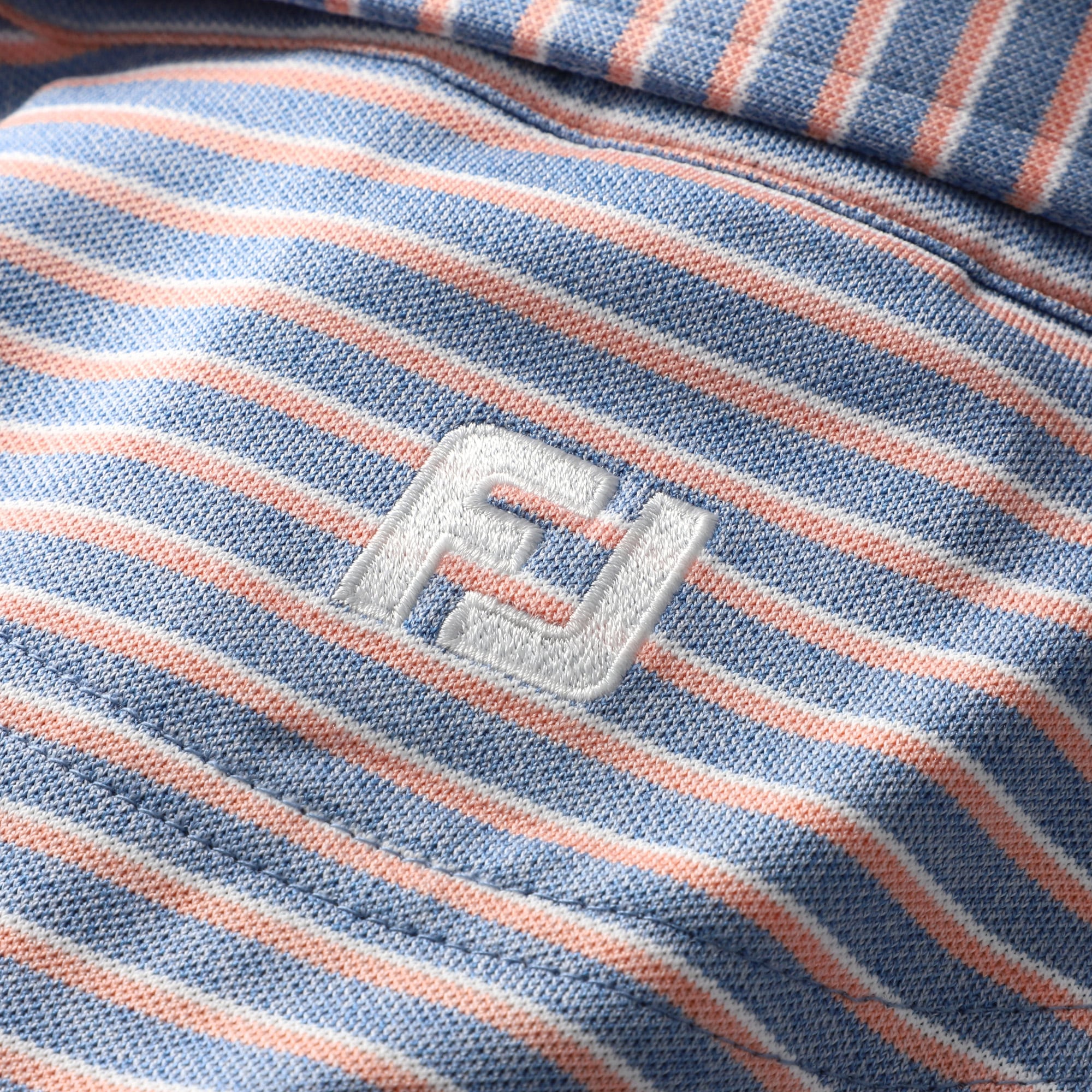 Men's FootJoy Blue Arnold Palmer Invitational Heather Pin Pop Stripe ProDry Polo