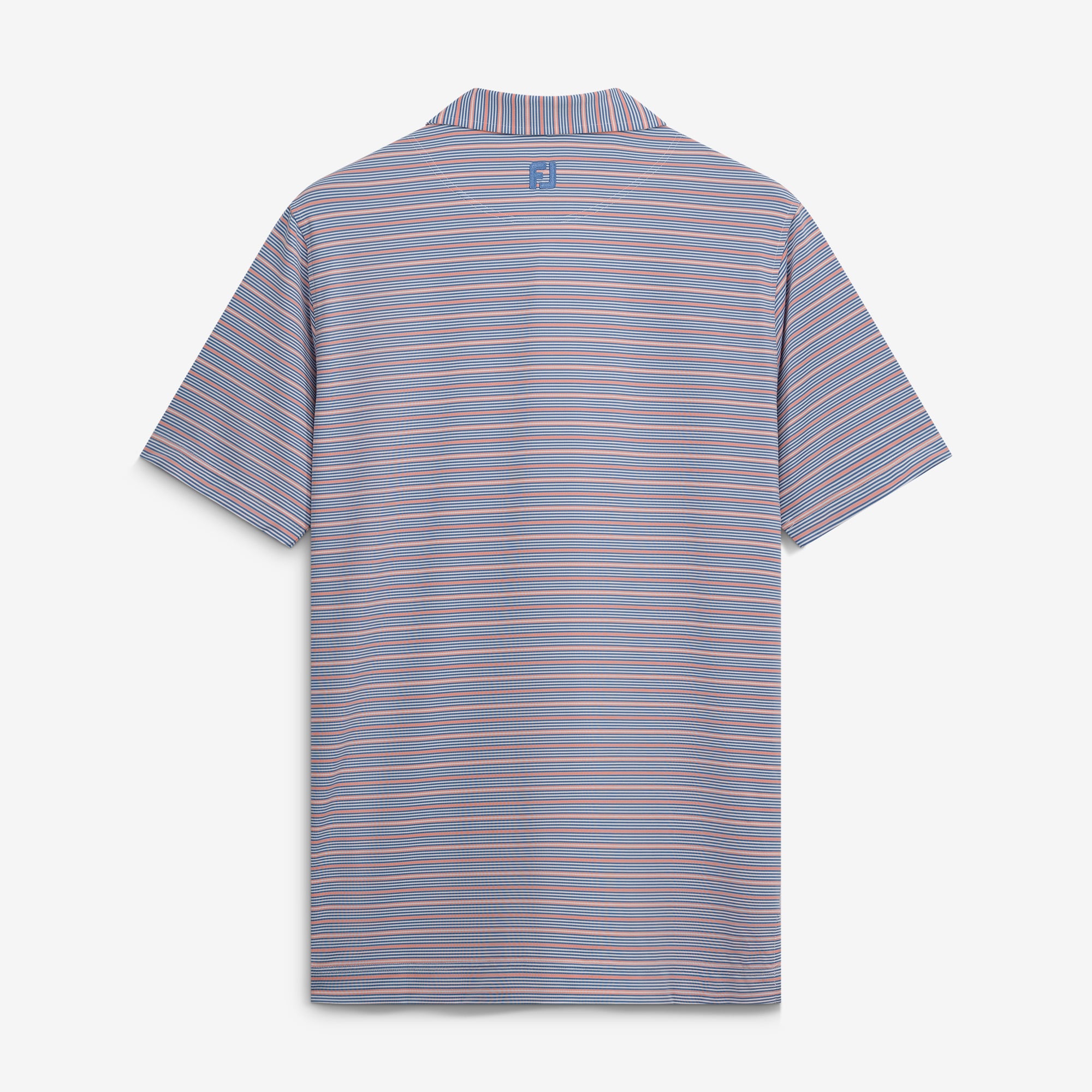 Men's FootJoy Blue Arnold Palmer Invitational Practice Stripe Lisle ProDry Polo