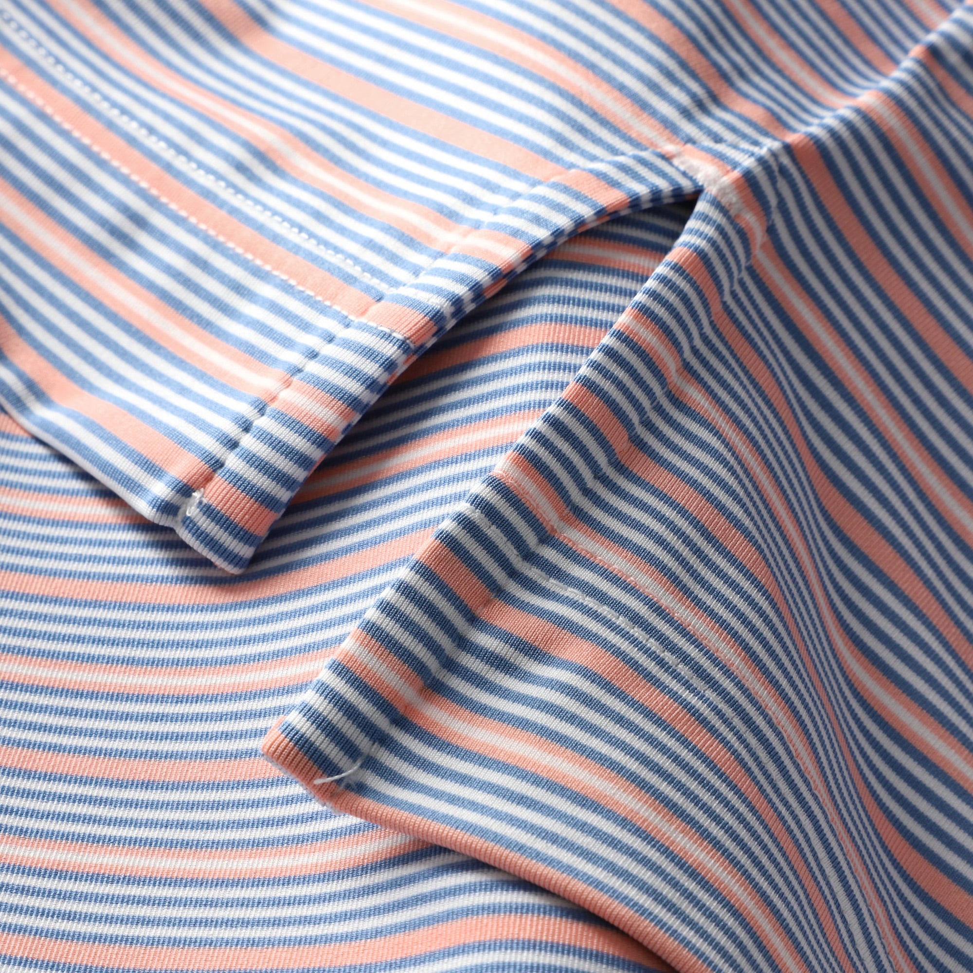 Men's FootJoy Blue Arnold Palmer Invitational Practice Stripe Lisle ProDry Polo