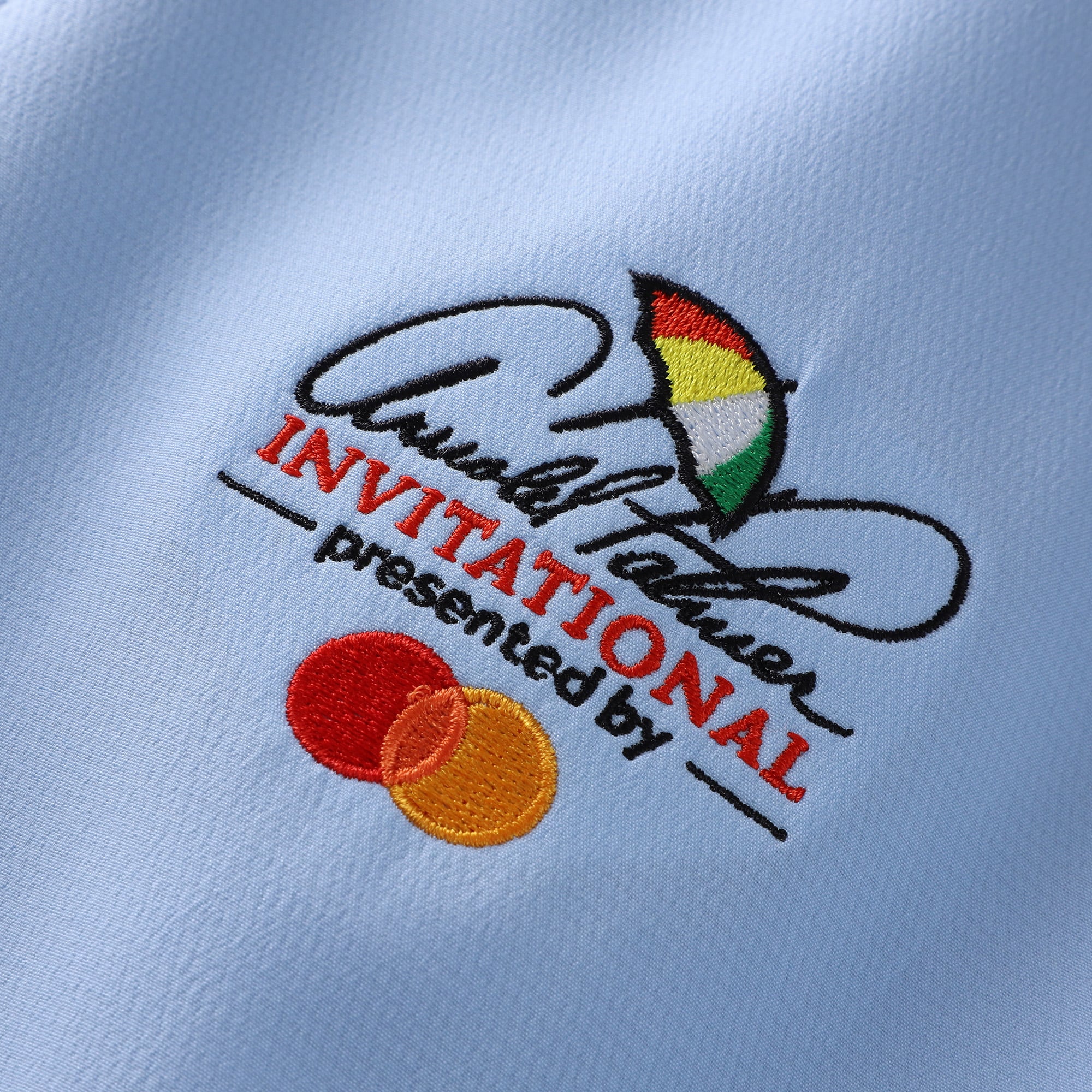 Men's FootJoy Light Blue Arnold Palmer Invitational Zephyr Quarter-Zip Raglan Windshirt