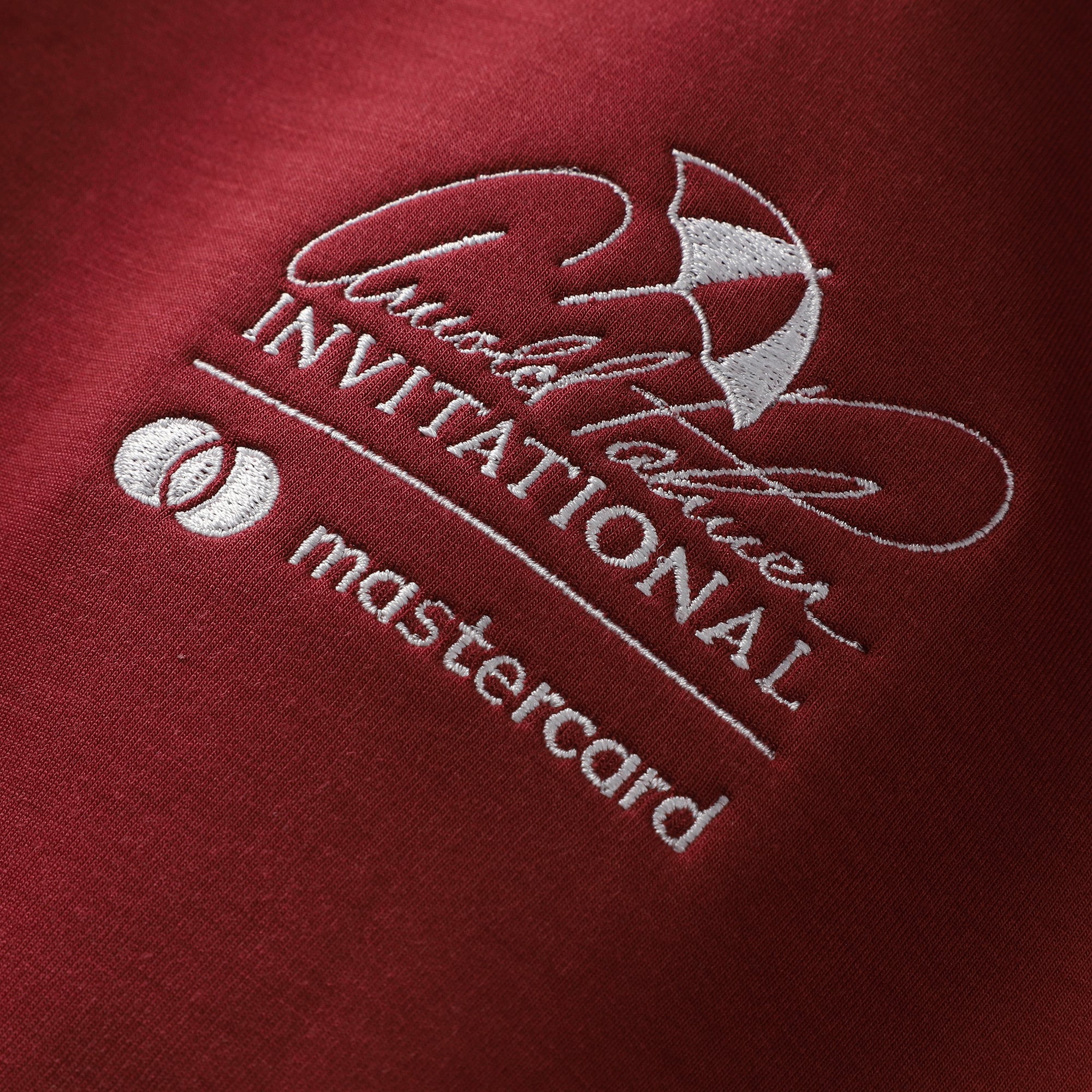 Women's FootJoy Maroon Arnold Palmer Invitational Rib Collar Tri-Blend Hoodie
