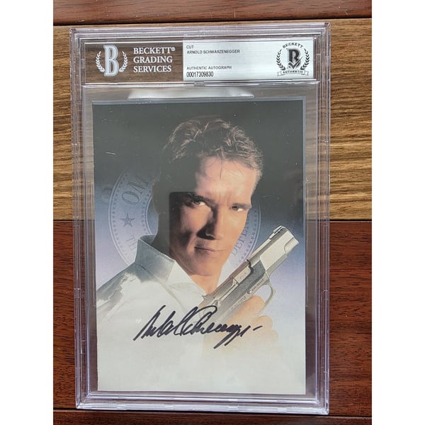 HWC Trading FR A3 Schwarzenegger Mr Olympia Cadeaux Imprimé Signé HWC Trading FR A3 Schwarzenegger Mr Olympia Cadeaux Imprimé Signé