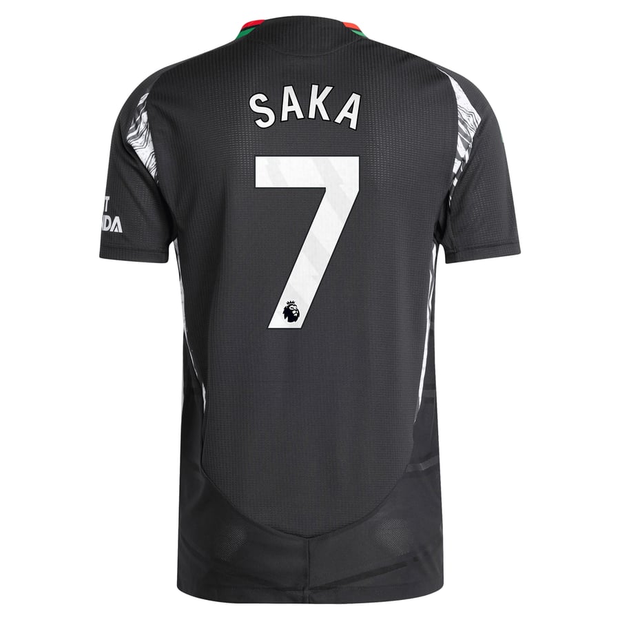 アーセナル 24/25 アウェイ オーセンティックユニフォーム Saka 7 プリント