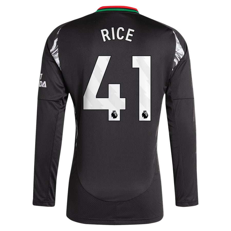 アーセナル 24/25 アウェイユニフォーム キッズ - 長袖 Rice 41 プリント
