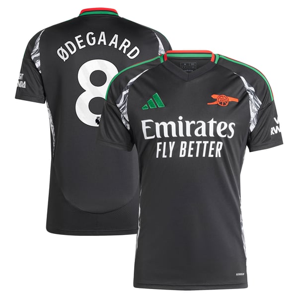 アーセナル 24/25 アウェイユニフォーム Ødegaard 8 プリント