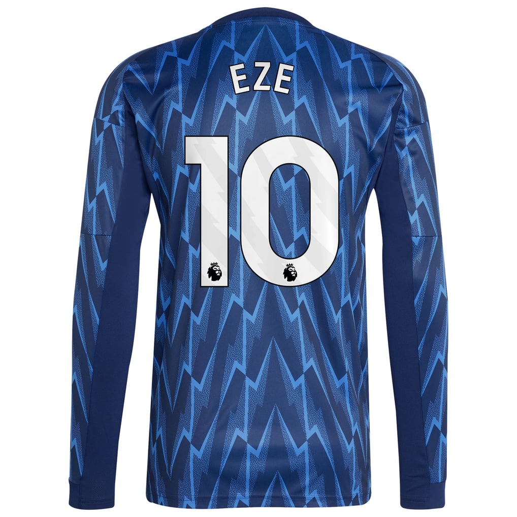 アーセナル 2025-26 アウェイユニフォーム キッズ - 長袖 Eze 10 プリント