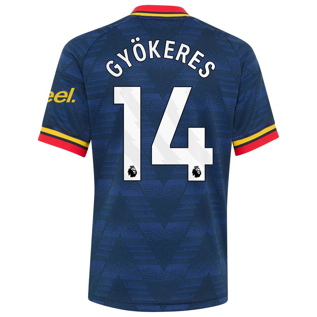 Arsenal adidas Away Shirt 2026-27 - Kids with Gyökeres 14 printing