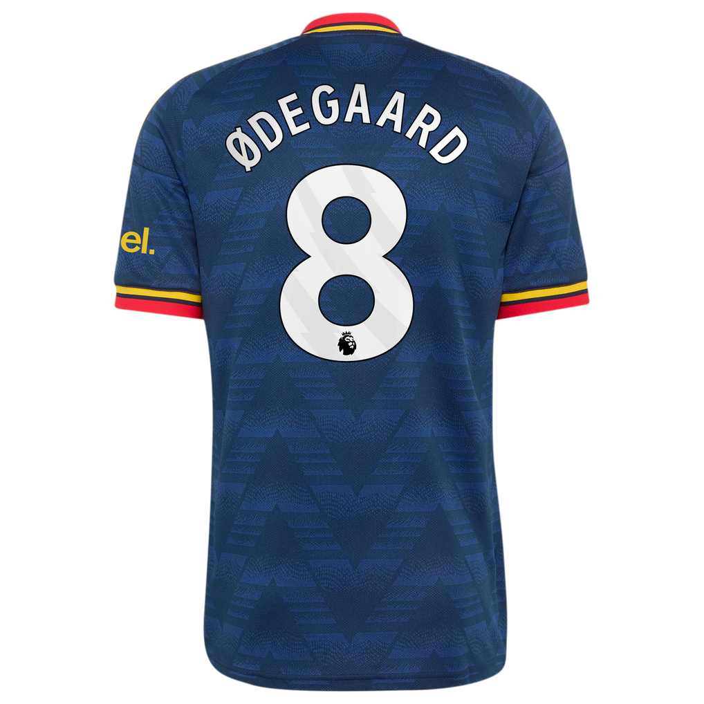 Arsenal adidas Away Shirt 2026-27 with Ødegaard 8 printing