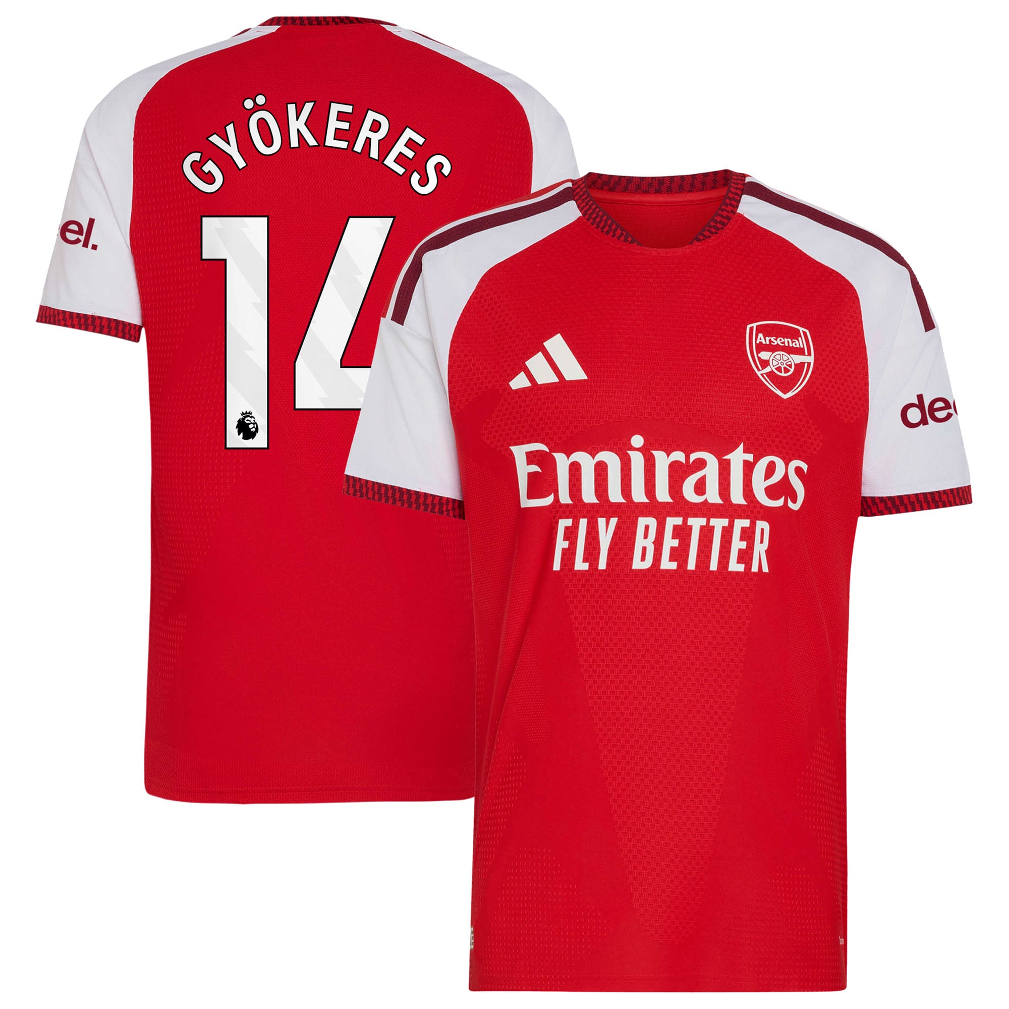 アーセナル 2026-27 ホーム オーセンティックユニフォーム Gyökeres 14 