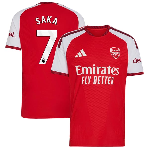 アーセナル 2026-27 ホーム オーセンティックユニフォーム Saka 7 プリント