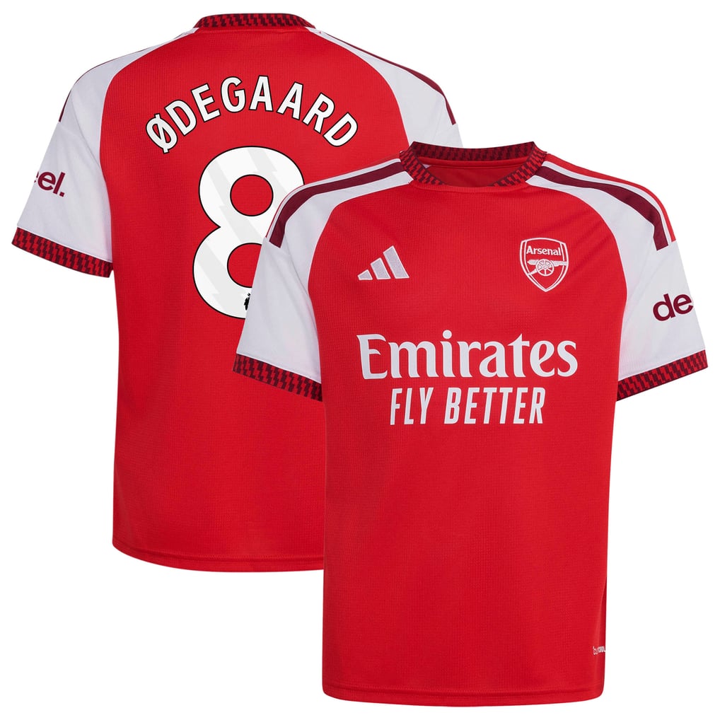 アーセナル 2026-27 ホームユニフォーム - キッズ Ødegaard 8 プリント