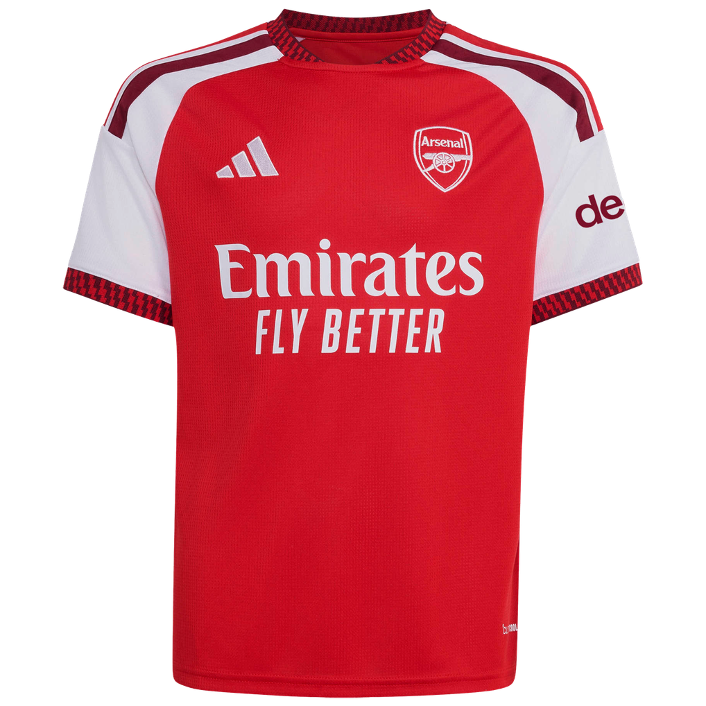 Arsenal adidas Home Shirt 2026-27 - Kids with Champions 26 printing