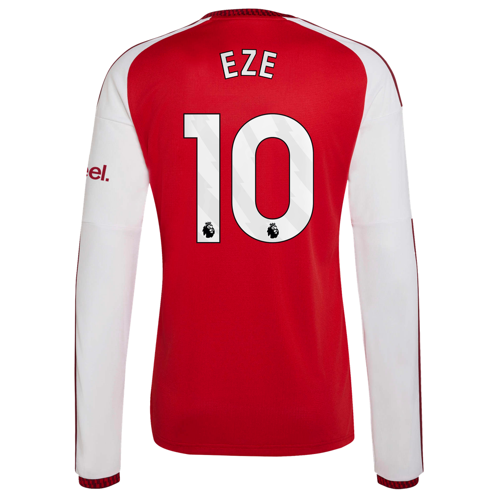 アーセナル 2026-27 長袖ホームユニフォーム Eze 10 プリント