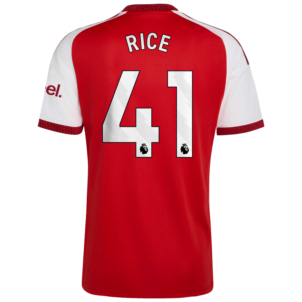 Arsenal adidas Home Shirt 2026-27 with Rice 41 printing
