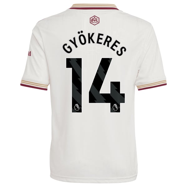 アーセナル 2025-26 サードユニフォーム キッズ Gyökeres 14 プリント