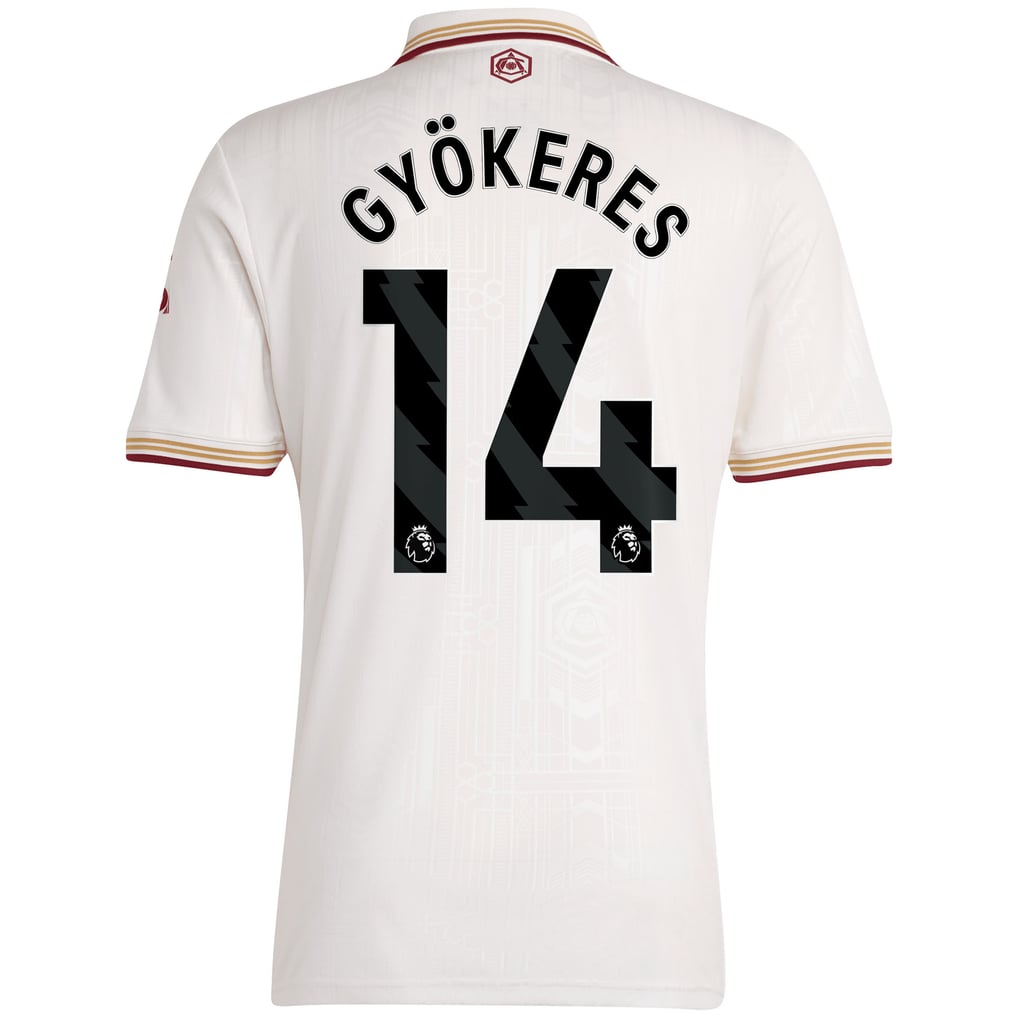 アーセナル 2025-26 サードユニフォーム Gyökeres 14 プリント