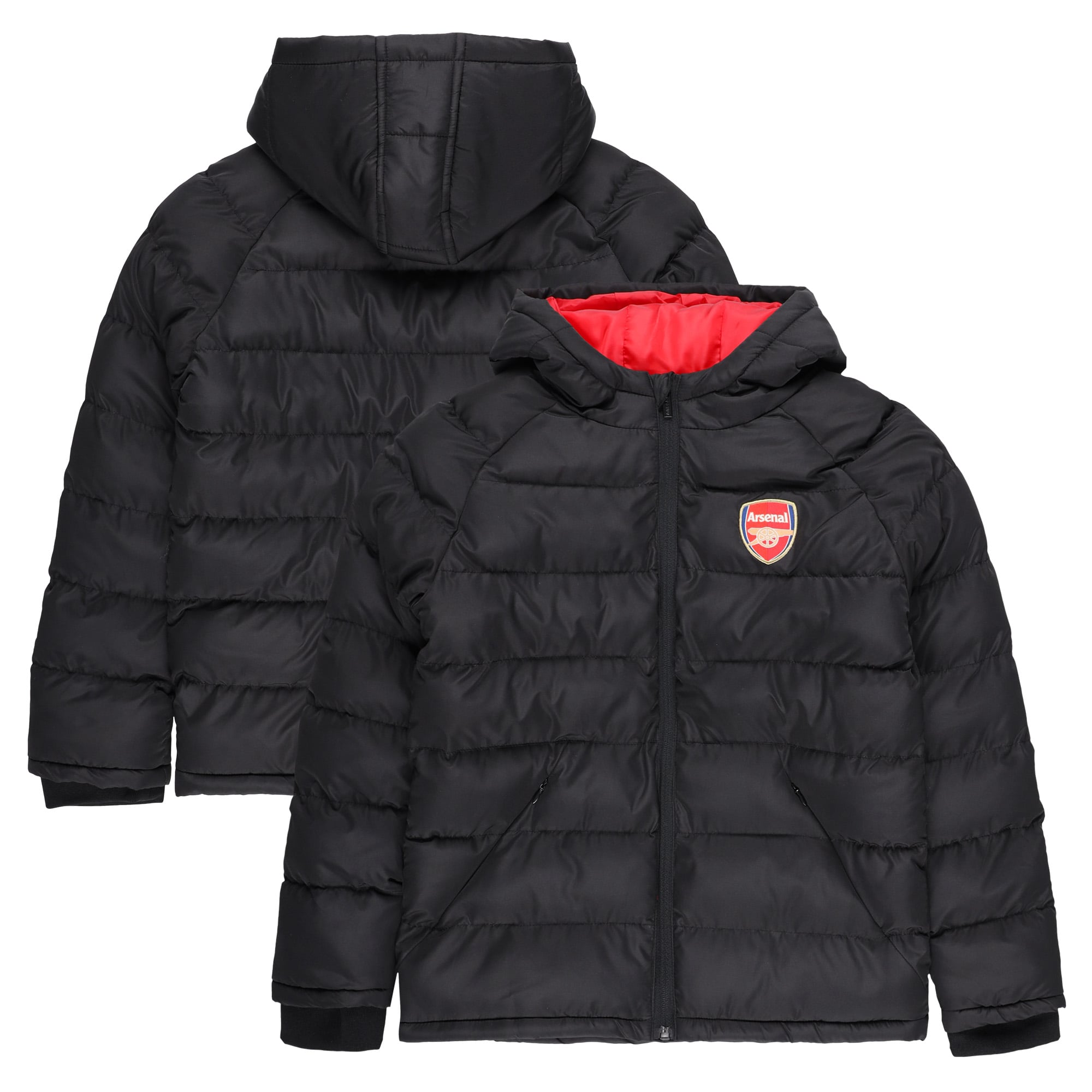 アーセナル両面用 黒色&グレー 2017-18 保温 綿服 コート SMLXLXXL 