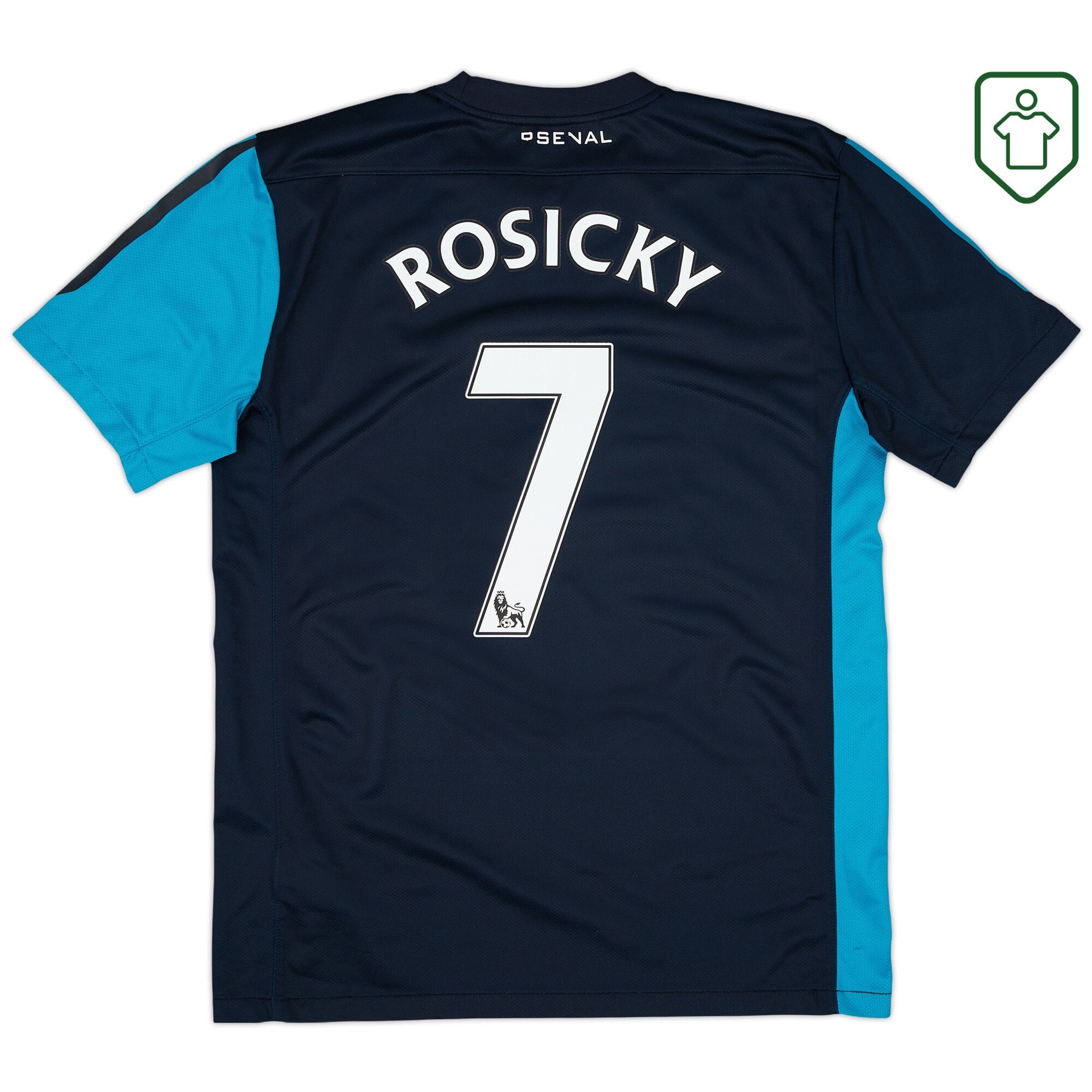 Arsenal Nike Away Shirt Rosicky #7 2011-12 - Very Good - 7/10