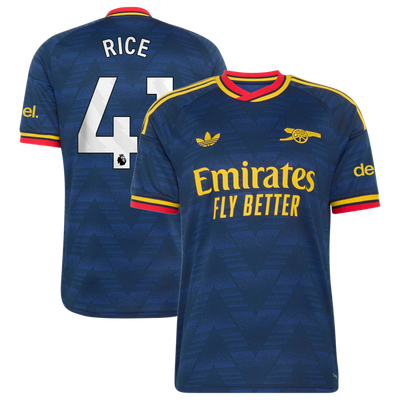 Maillot réplique extérieur bleu marine d'Arsenal pour Declan Rice (adidas) - Saison 2026/27