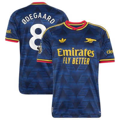 Maillot authentique extérieur de Martin Ødegaard (Arsenal) adidas 2026/27 - Bleu marine