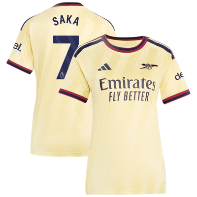 Bukayo Saka Arsenal adidas Troisième maillot réplique pour femme 2026/27 - Jaune