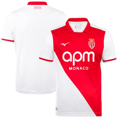AS Monaco Mizuno Home Shirt 2026-27