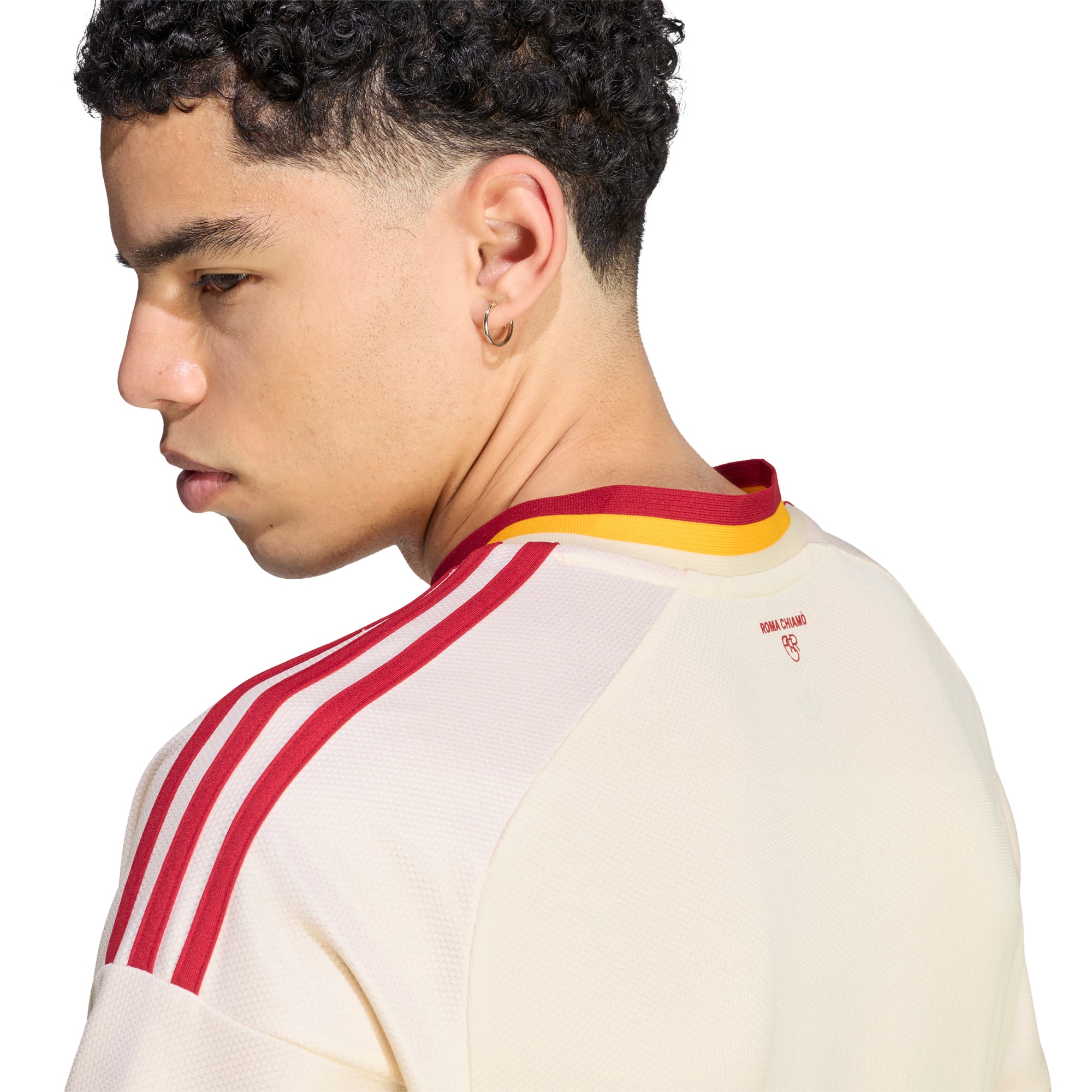 Men's adidas  Cream AS Roma 2026/27 Away Replica Jersey