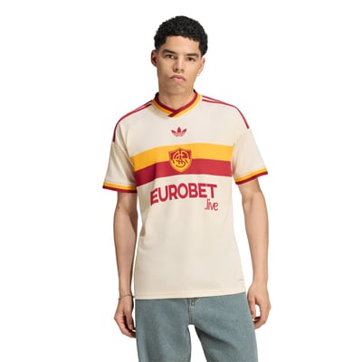 Maillot réplique extérieur AS Roma adidas 2026/27 - Crème