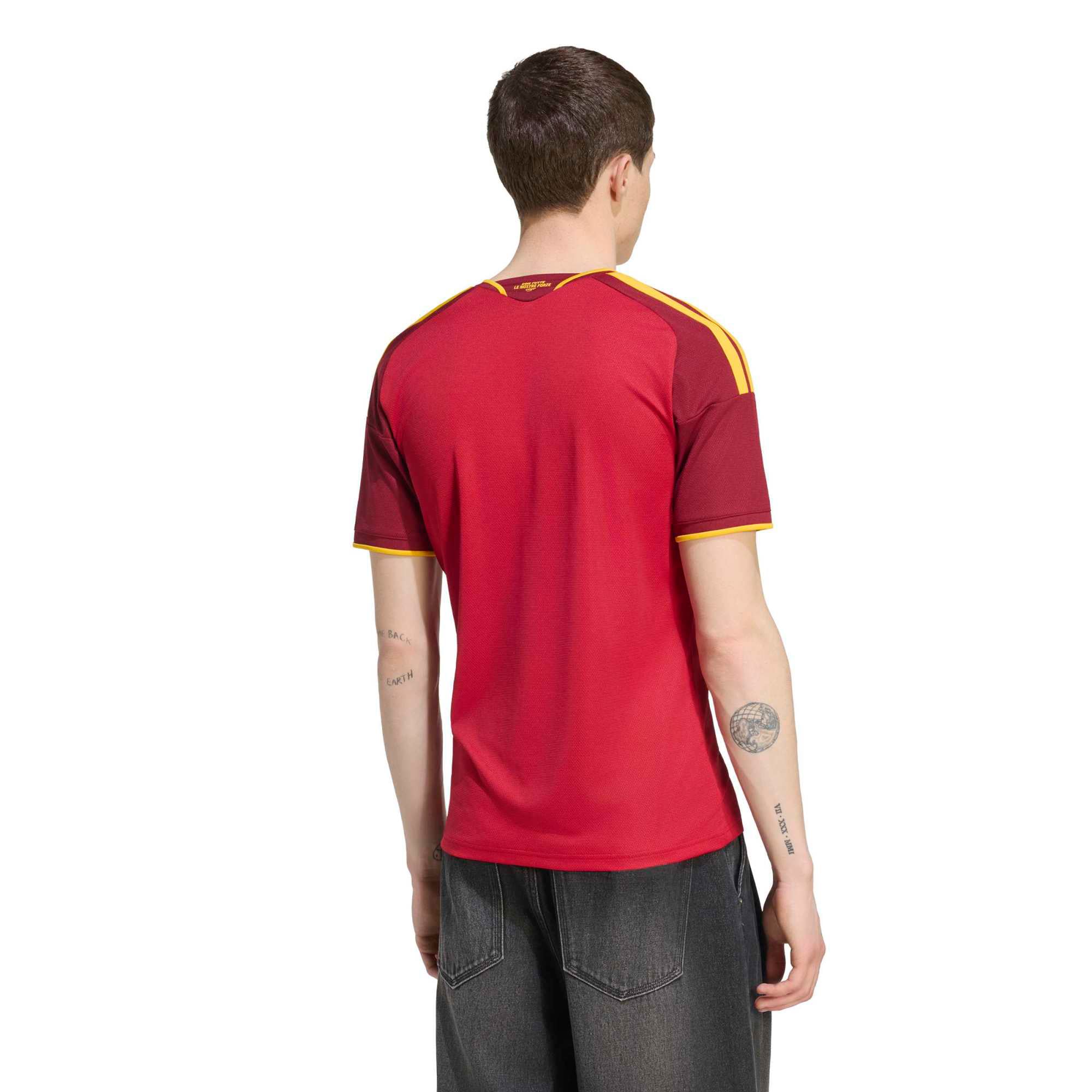 Maillot réplique domicile rouge adidas AS Roma 2026/27 pour homme