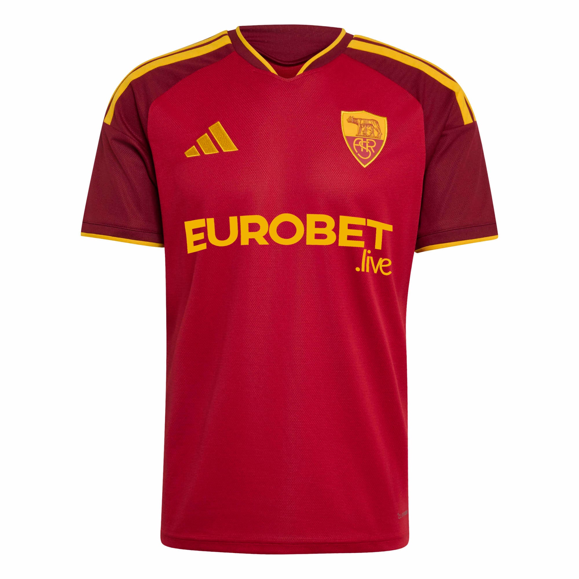 Maillot réplique domicile rouge adidas AS Roma 2026/27 pour homme