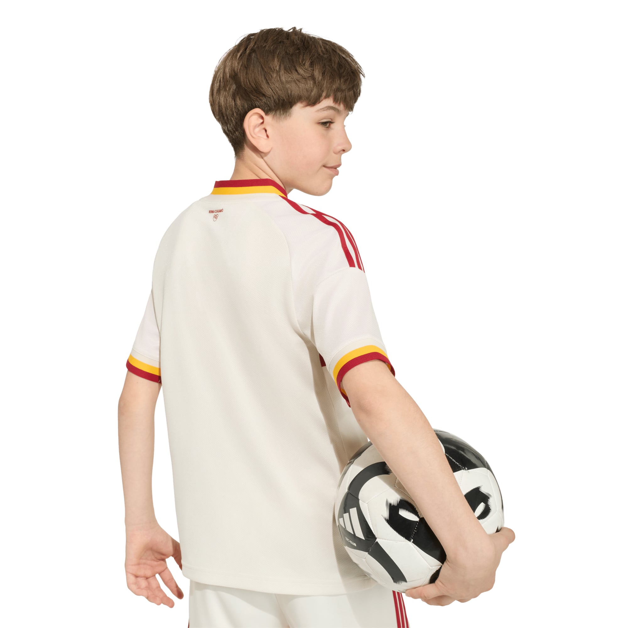 Maillot réplique extérieur blanc adidas AS Roma 2026/27 pour jeunes