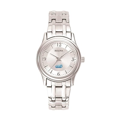 Assumption Greyhounds Bulova Women's Stainless Steel Quartz Watch - Silver