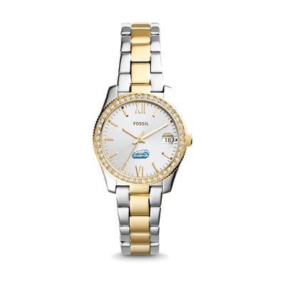 Assumption Greyhounds Fossil Women's Scarlette Mini Two-Tone Stainless Steel Watch