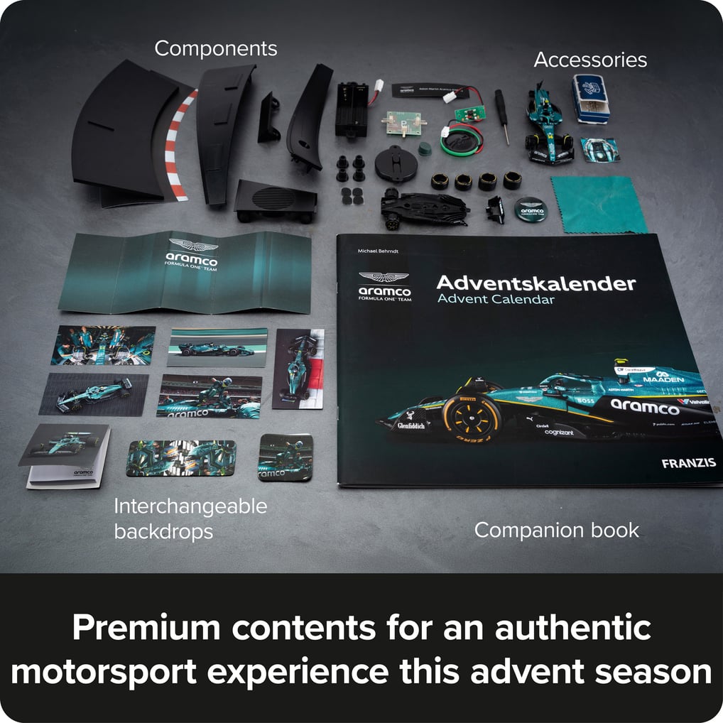 Aston Martin F1 Build Your Own Model Advent Calendar