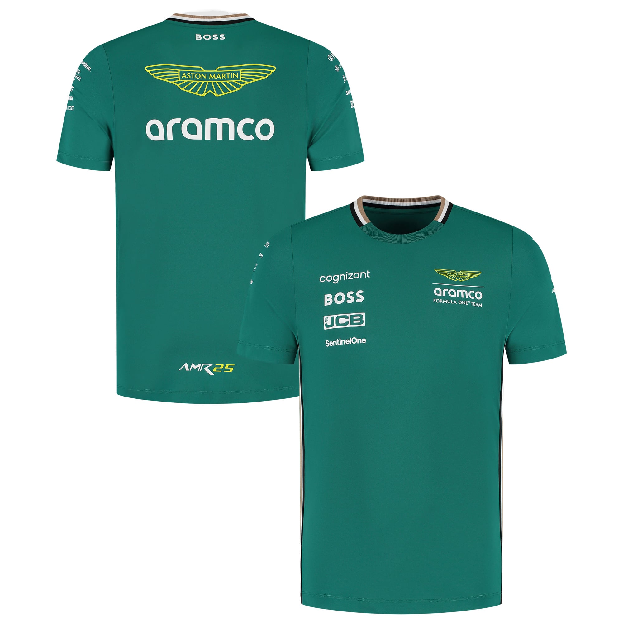 Men's Green Aston Martin 2025 Replica Team T-Shirt