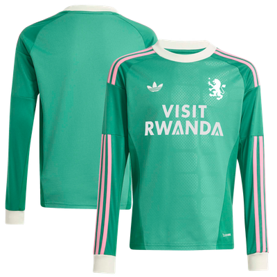 Aston Villa adidas Away Goalkeeper Shirt 2026-27 - Long Sleeve - Kids