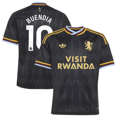 Aston Villa adidas Away Shirt 2026-27 - Kids with Buendia 10 printing
