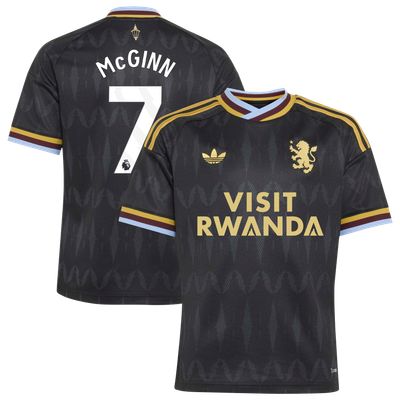 Aston Villa adidas Away Shirt 2026-27 - Kids with Mcginn 7 printing