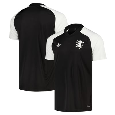 Camiseta adidas prepartido del Aston Villa - Negra