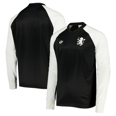 Camiseta de calentamiento prepartido adidas del Aston Villa - Negra