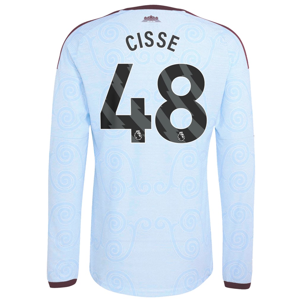 Aston Villa adidas Third Authentic Shirt 2026-27 - Long Sleeve with ...