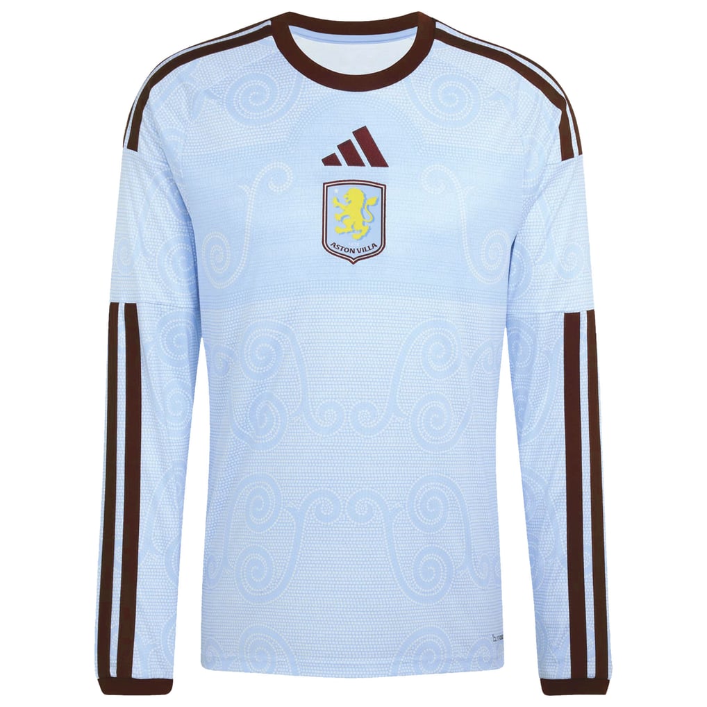 Aston Villa adidas Third Shirt 2026-27 - Long Sleeve with Hemmings 53 ...