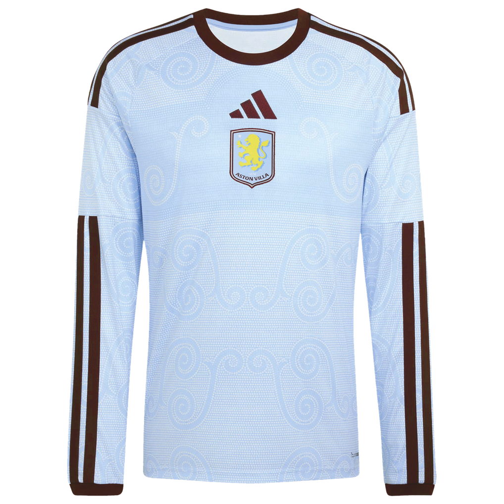 Aston Villa adidas Third Shirt 2026-27 - Long Sleeve with Pau 14 Cup ...