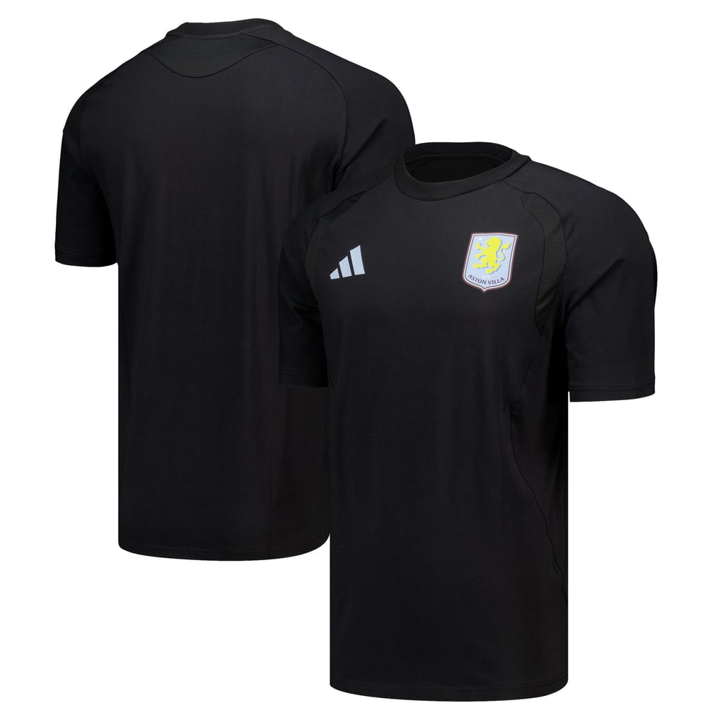 T-shirt de voyage Aston Villa adidas Tiro - Noir