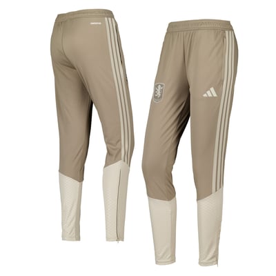 Aston Villa adidas Training Pants - Light Brown - Womens