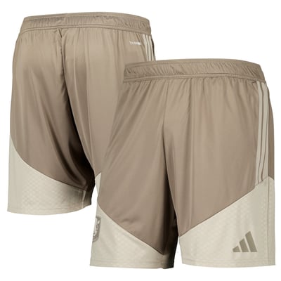 Aston Villa adidas Training Shorts - Light Brown - Kids