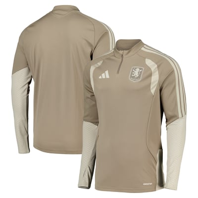 Aston Villa adidas Training Top - Light Brown - Kids